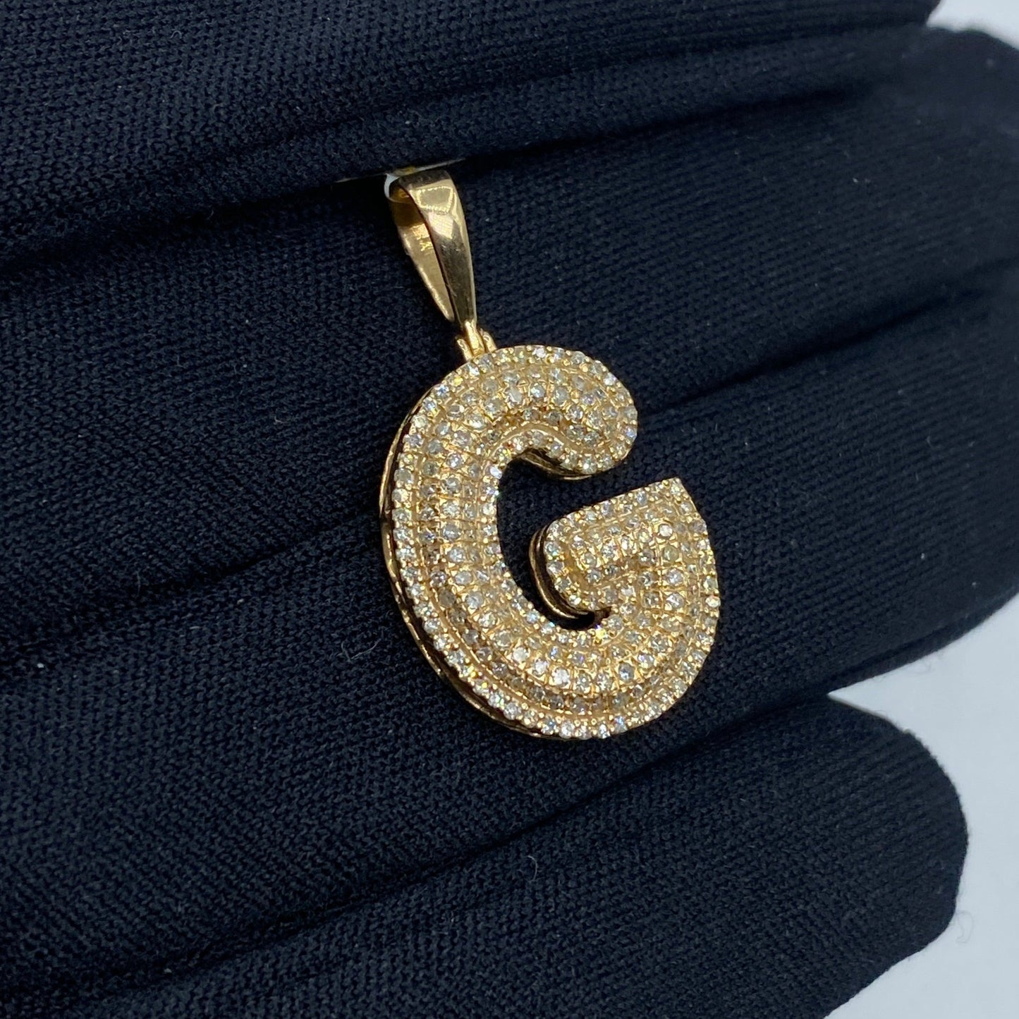 Initial G Bubble Pendant