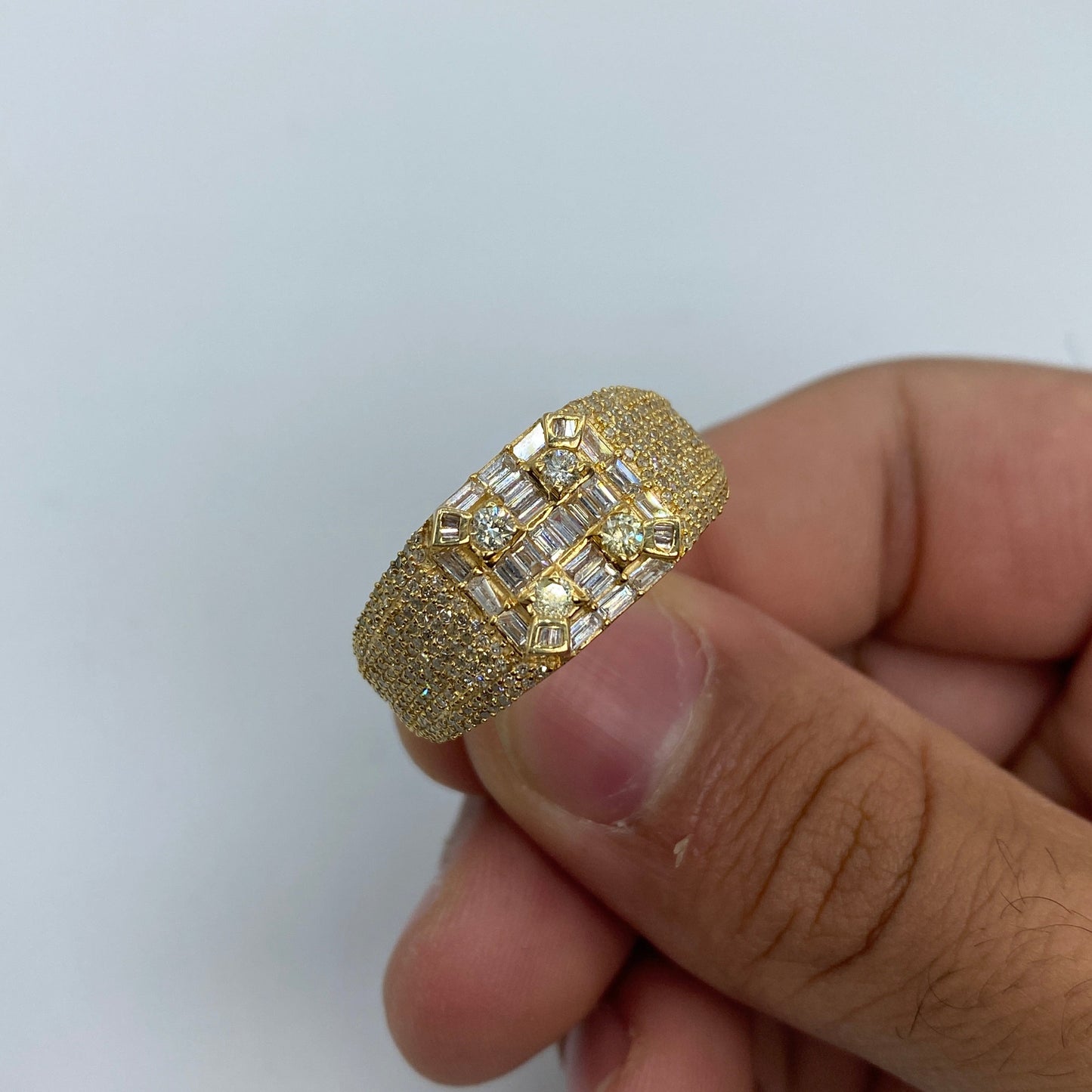 14K Sahara Diamond Baguette Ring 2.6ct