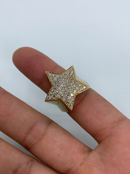 14k Star Ring