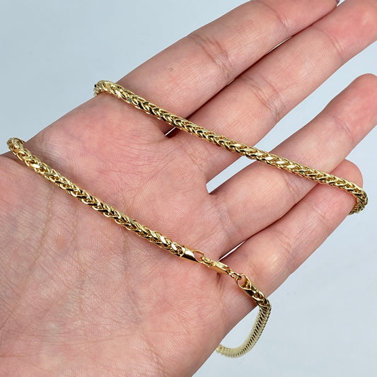 14K Box Cuban Link Chain