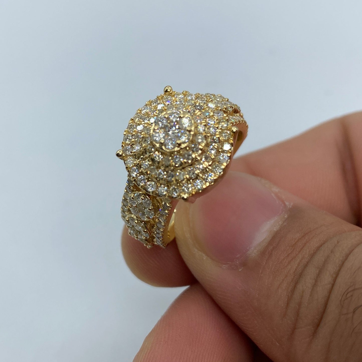 10K Paradise Cake Diamond Ring