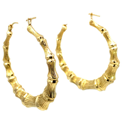 Bamboo Earrings 1.8”