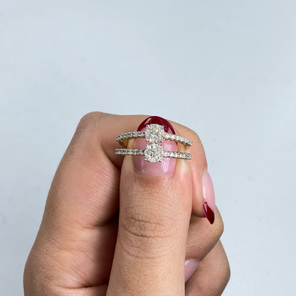 14K Diamond Cherish Engagement Ring