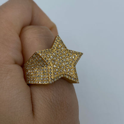 14K Rising Star Diamond Ring