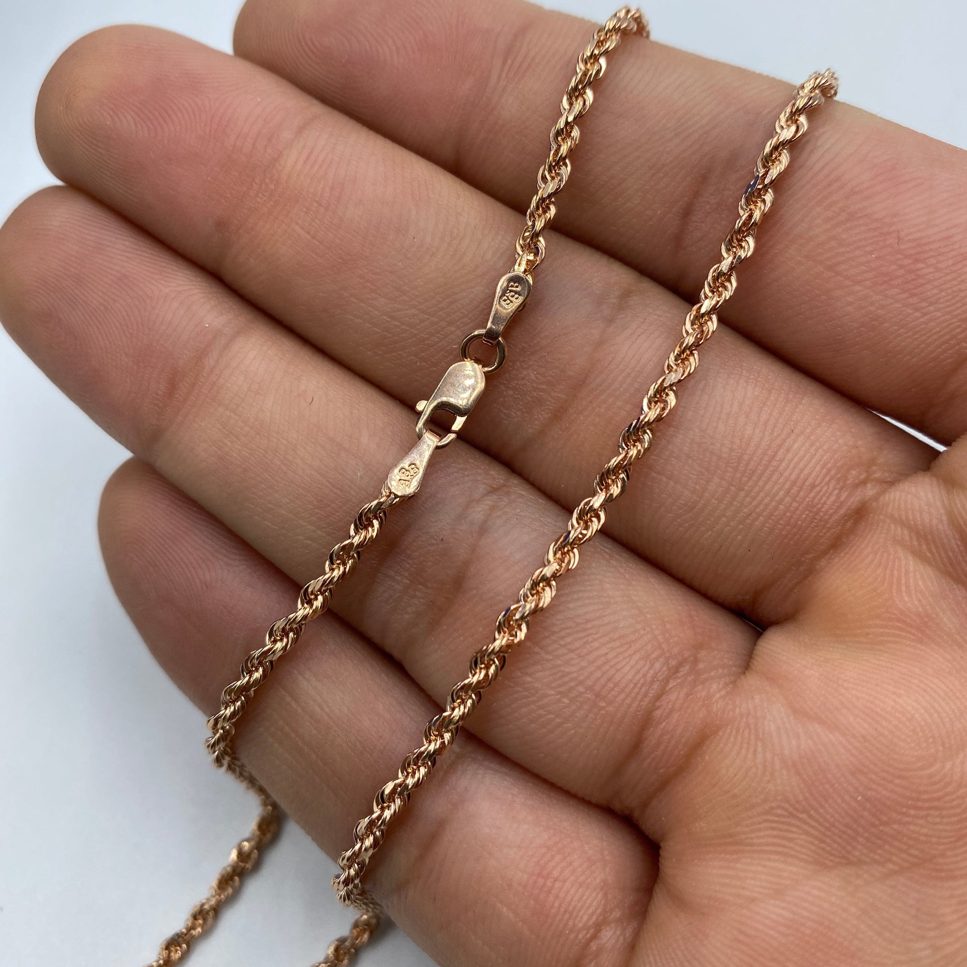 Rose Gold Rope Chain