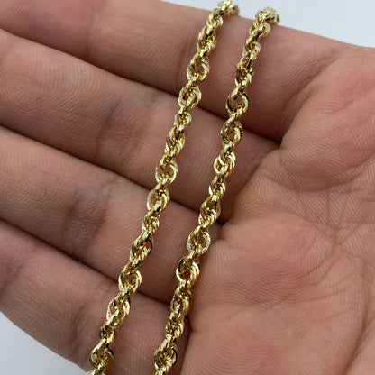14K 4MM Rope Chain 20"