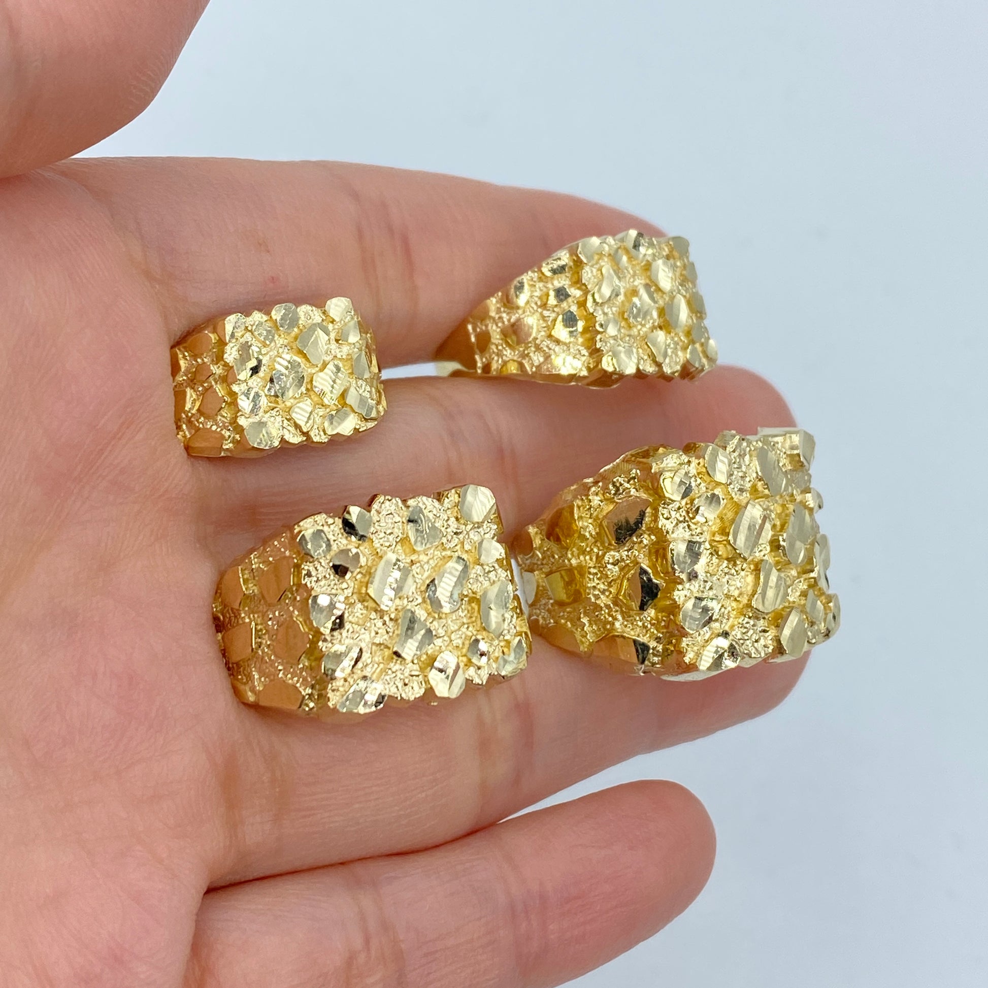 10K Chunky Nugget Ring – Jason's Jewelry Creations