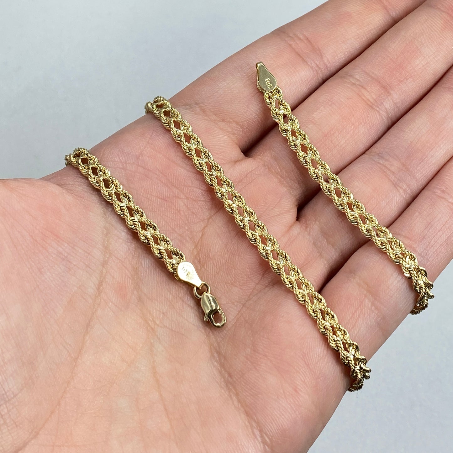 10K Double Rope Chain 4.5MM