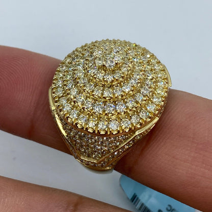 14K California Cake Diamond Ring