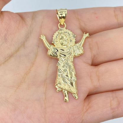 14K Baby Jesus Pendant