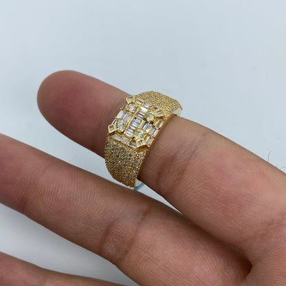14K Sahara Diamond Baguette Ring 2.6ct