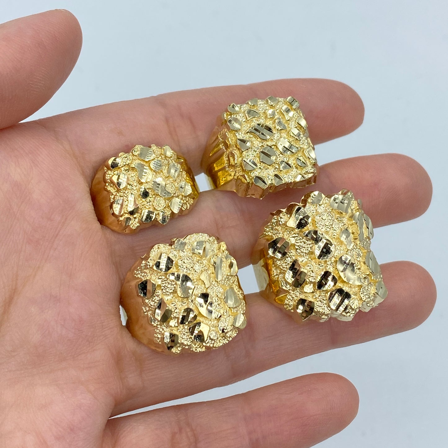 10K Gold Nugget Ring
