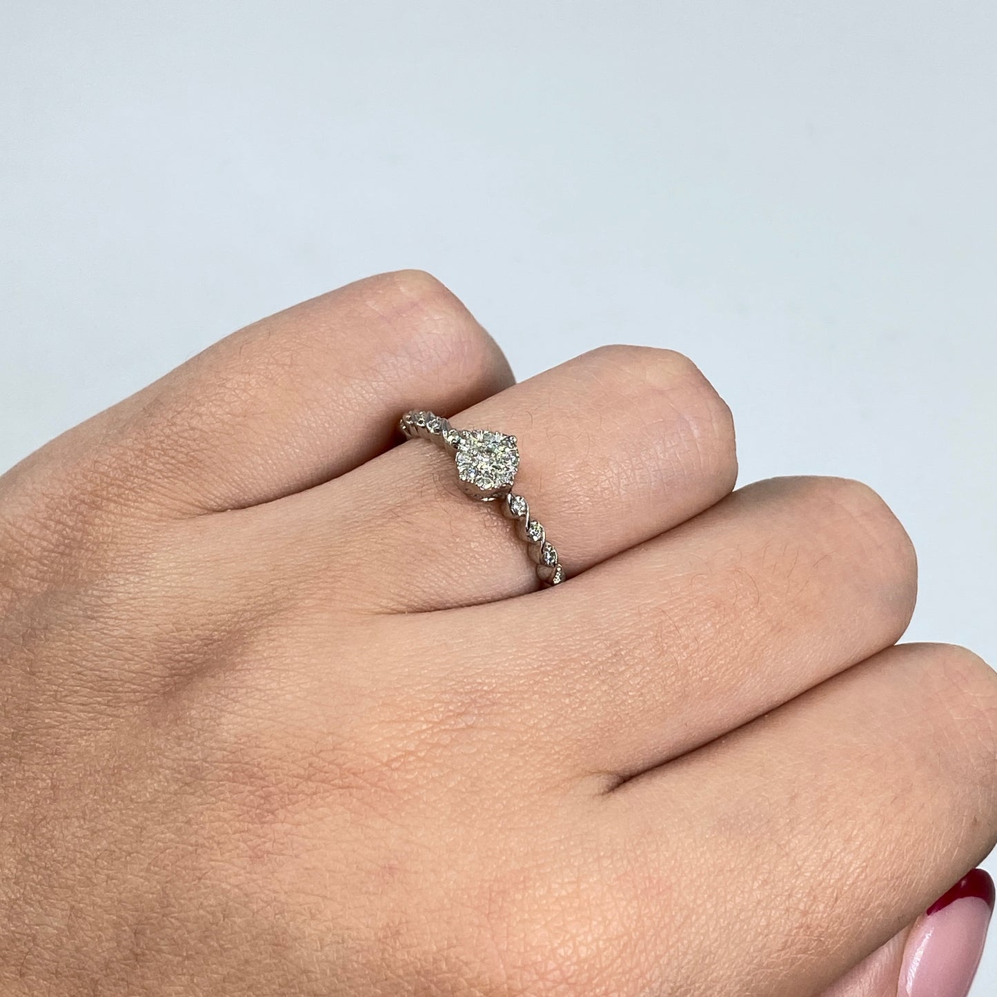 14K Diamond Eternal Engagement Ring