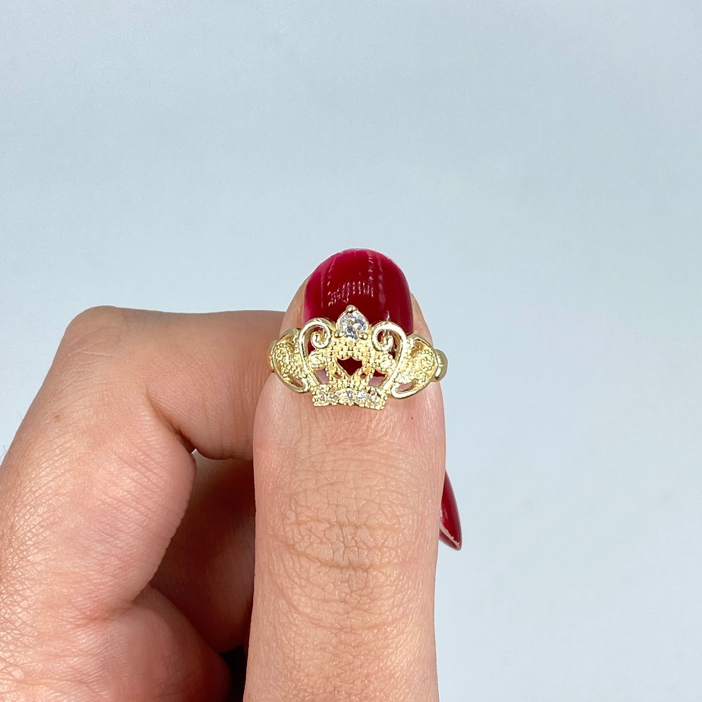 10K Princess Crown Ring