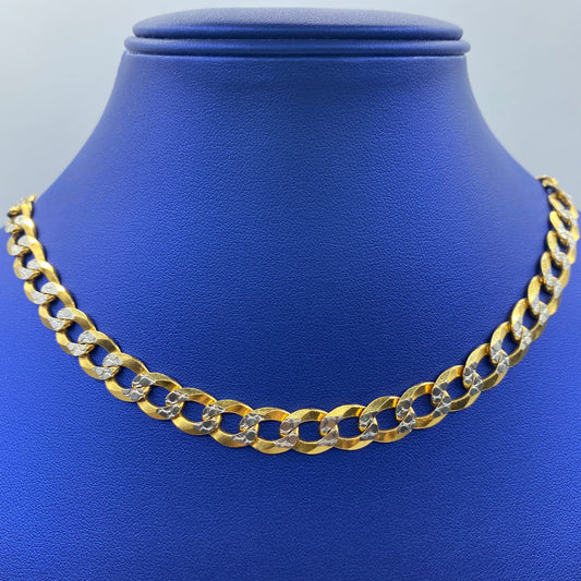 14K 9.7MM Cuban Link Chain 20-28"