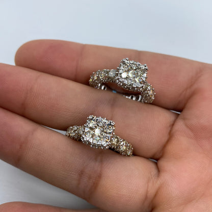14K Jumbo Engagement Diamond Ring