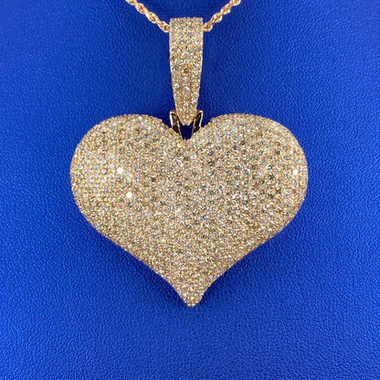 14K Jumbo Lana Heart Diamond Pendant