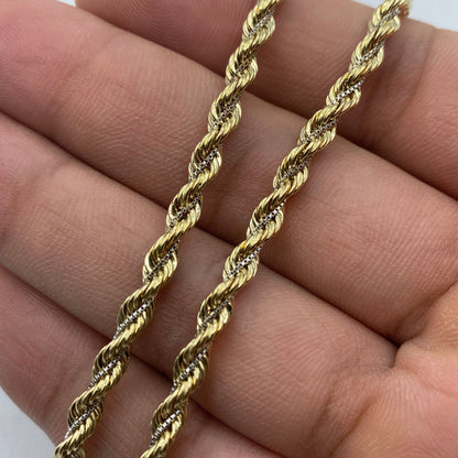 14K 3.9MM Rope Chain 17"