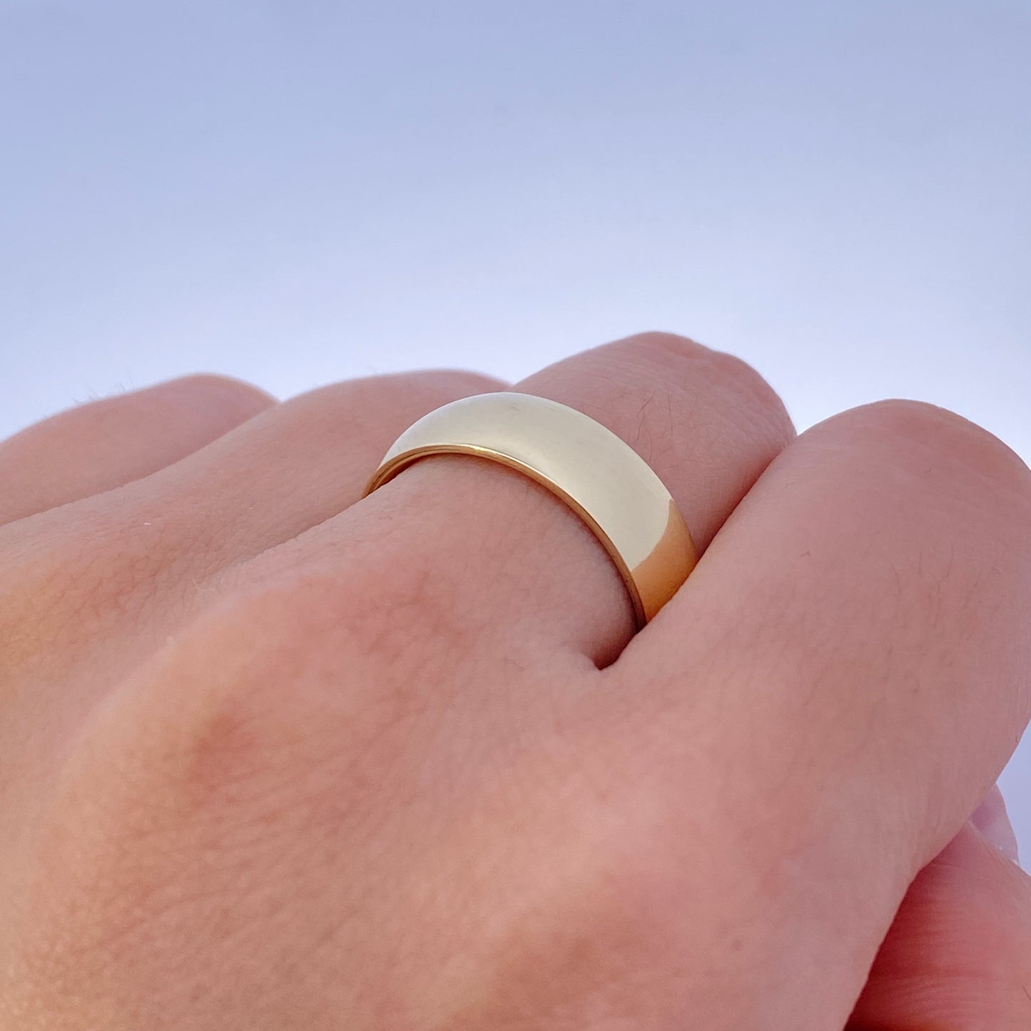 14K Yellow Gold Band Ring