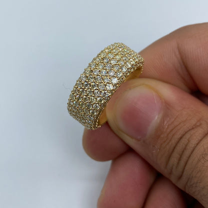 14K Band Diamond Ring