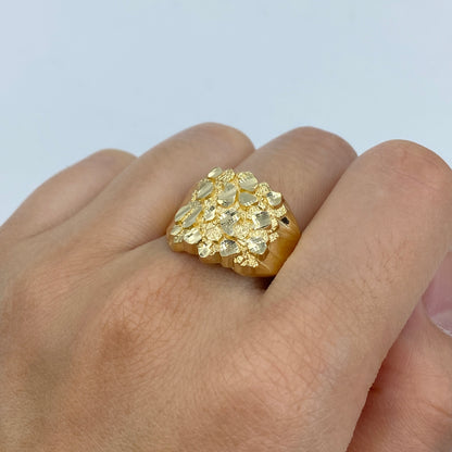 10K Gold Nugget Ring