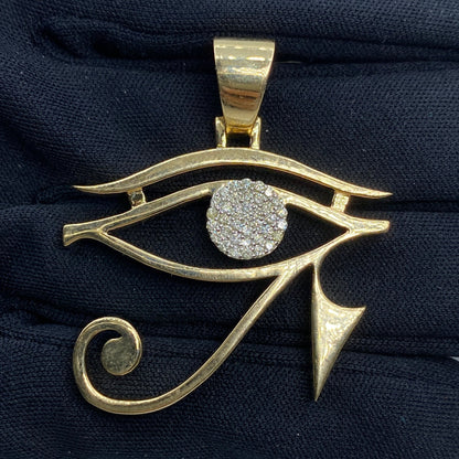 10K Egyptian Eye Pendant