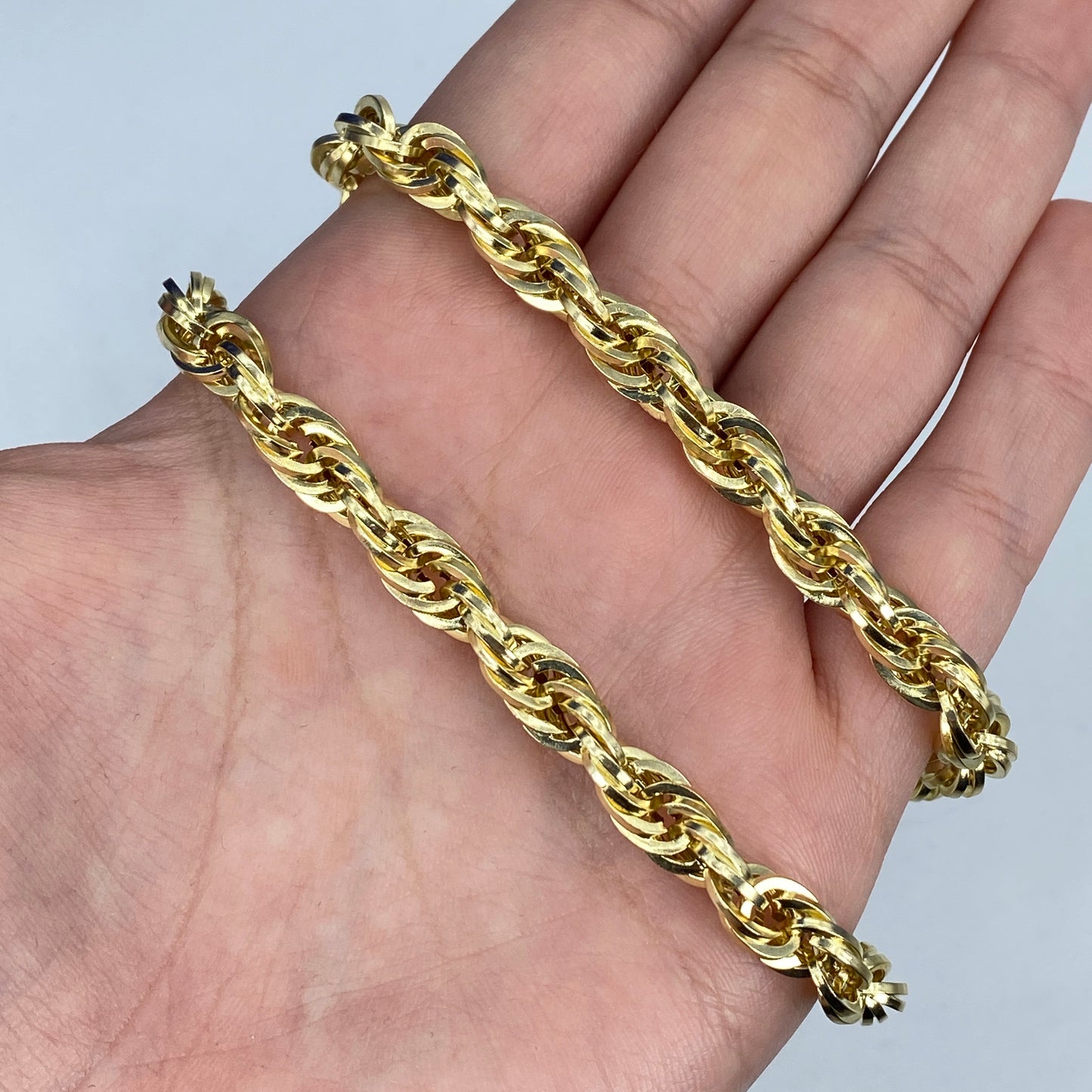 10K 7MM Rope Chain 21"