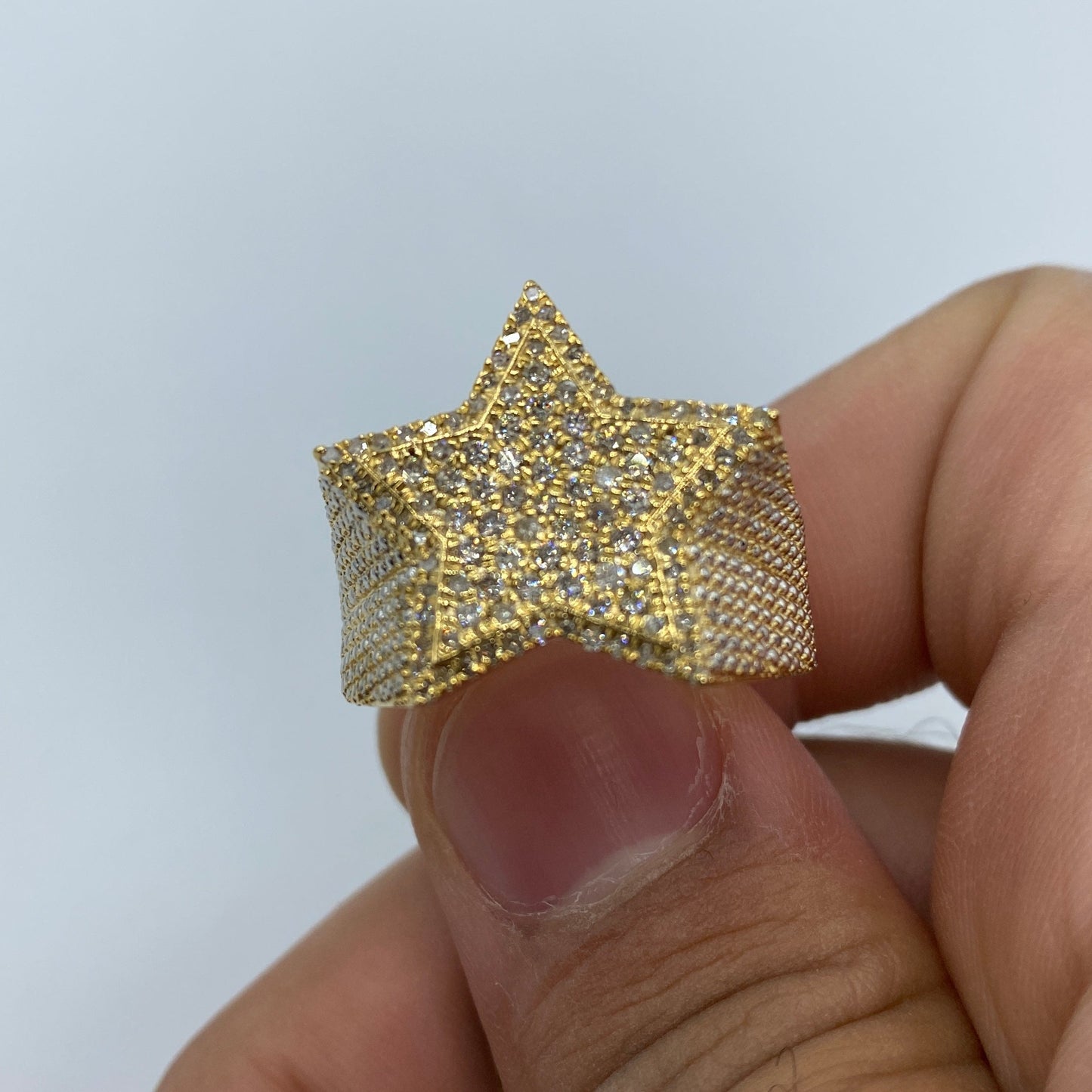 10K Rising Star Diamond Ring