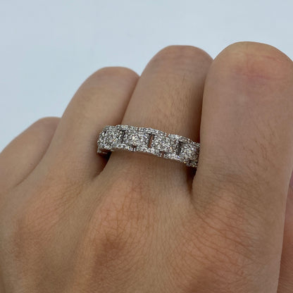 10K/14K Watch Band Diamond Ring