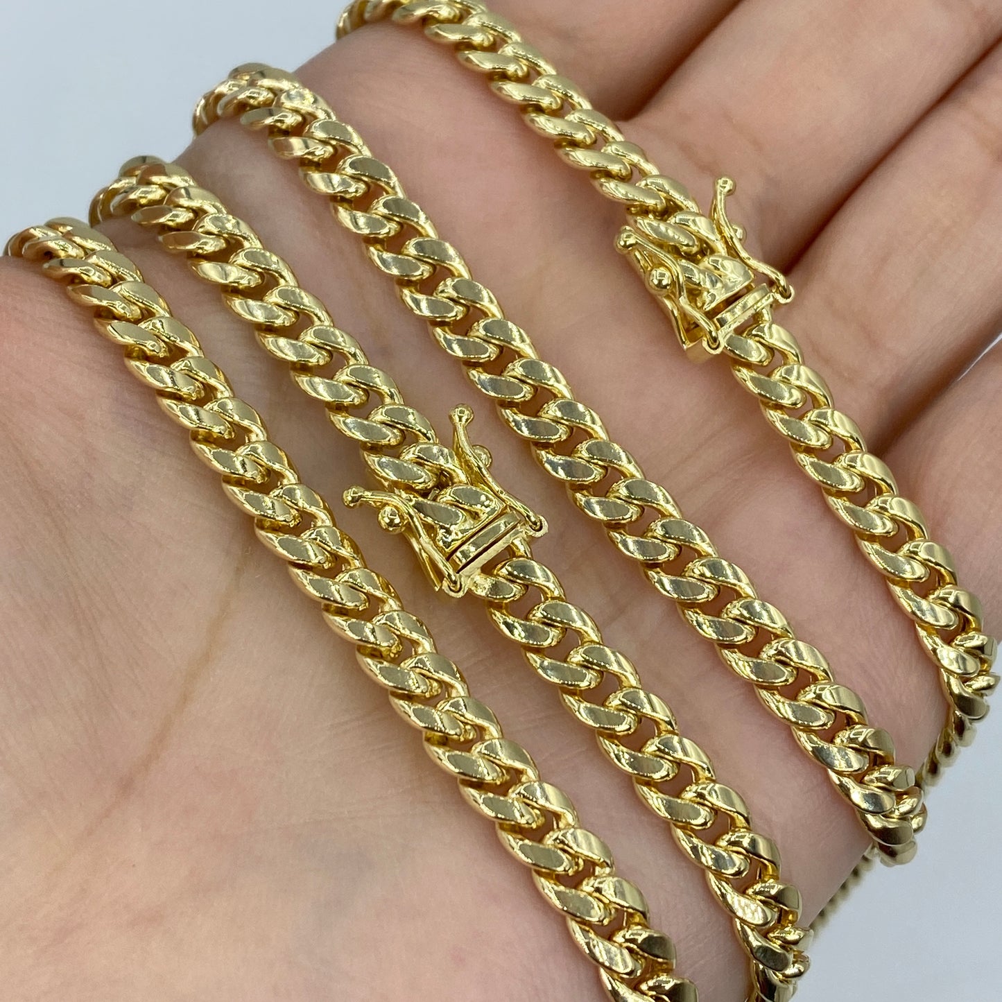 14K 6MM Cuban Link Chain 20-24"