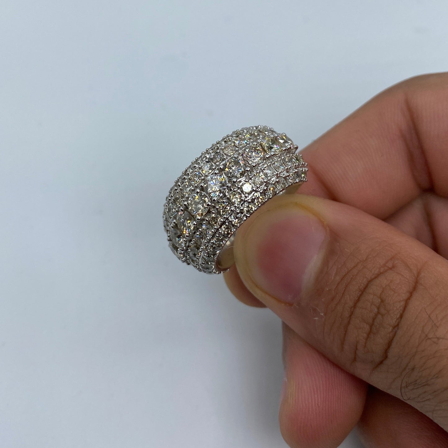 14K Muscle Diamond Ring