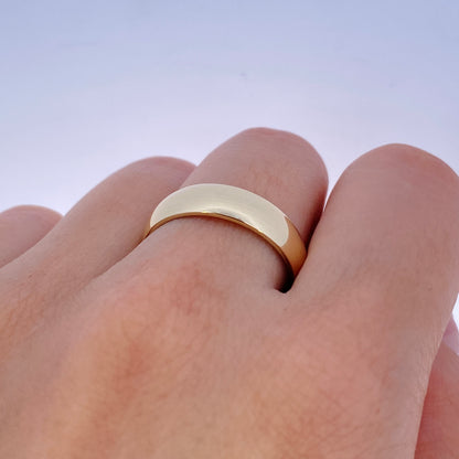 14K Yellow Gold Band Ring