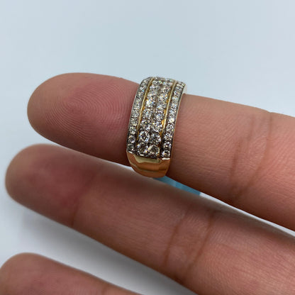 14K Diamond Band Ring