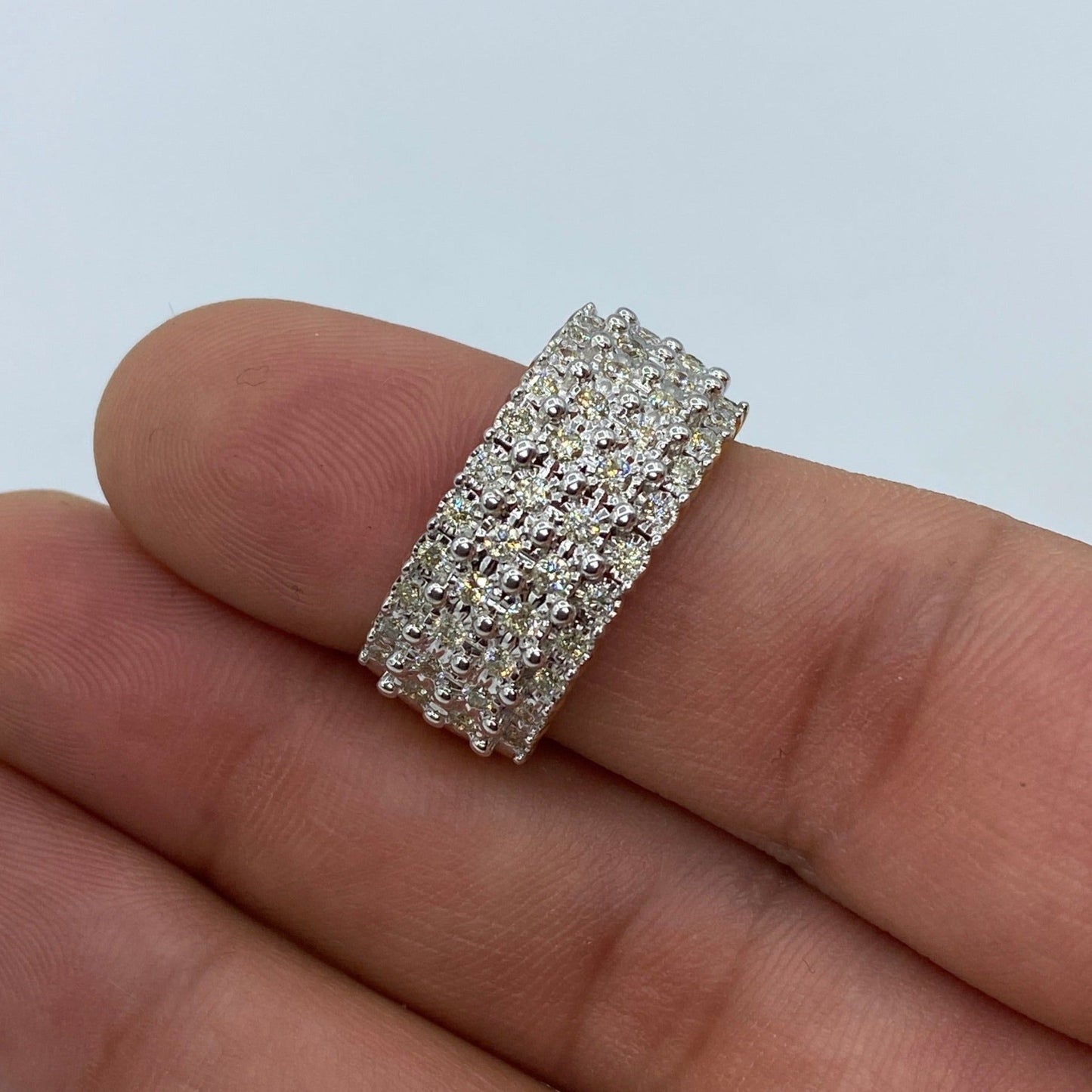 10K Flower Crown Diamond Ring