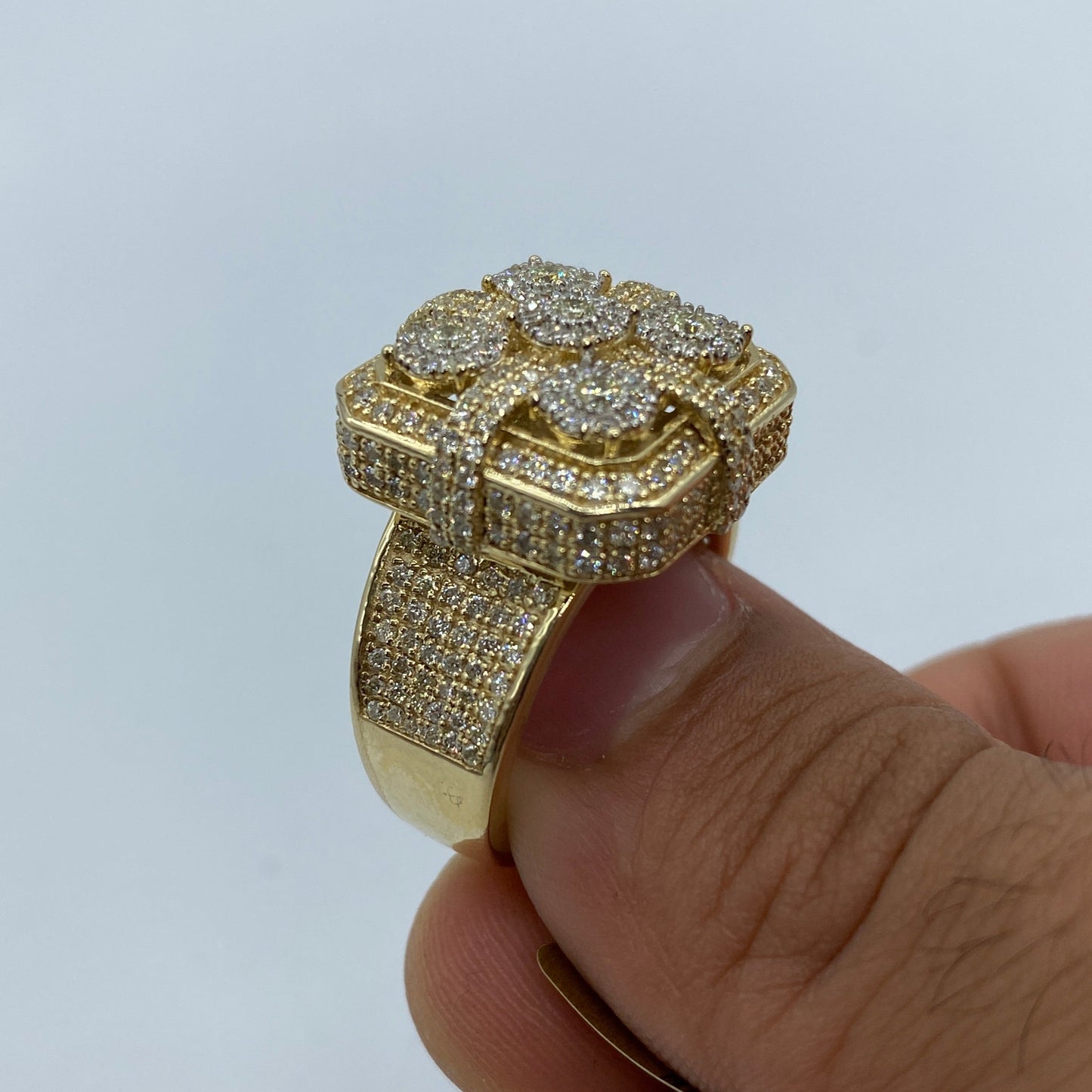 10K Jumbo Royal Diamond Ring