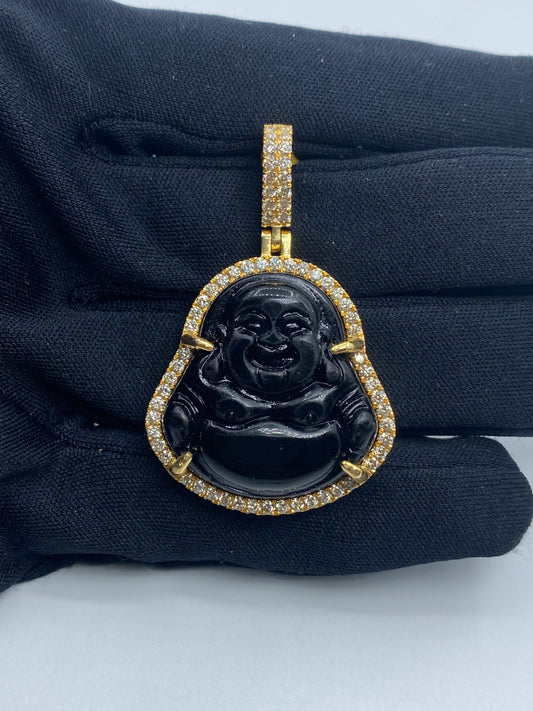 Black Buddha Pendant