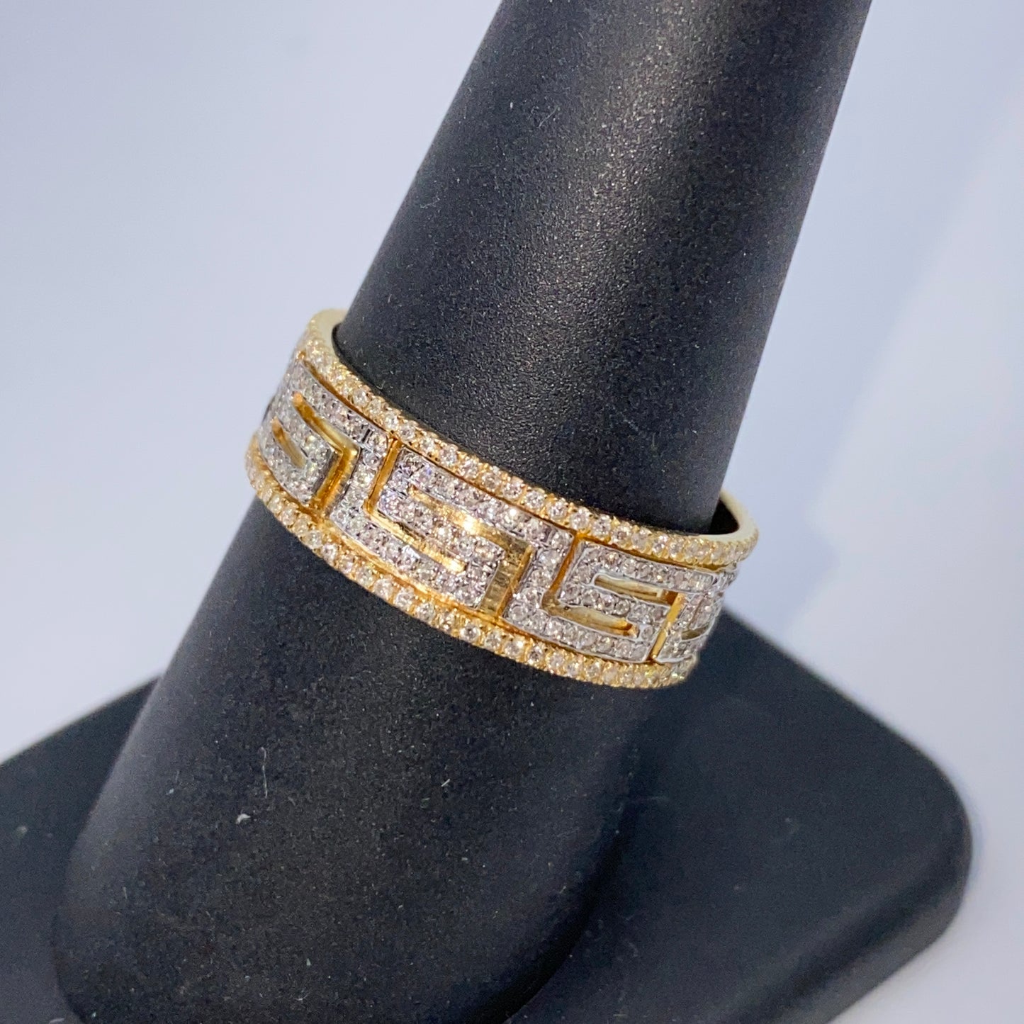 10K Greek Diamond Ring