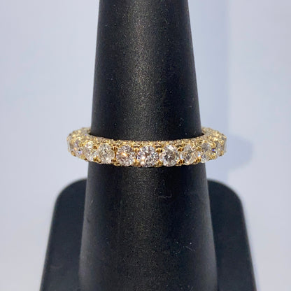 14K Tiara Pave Diamond Ring