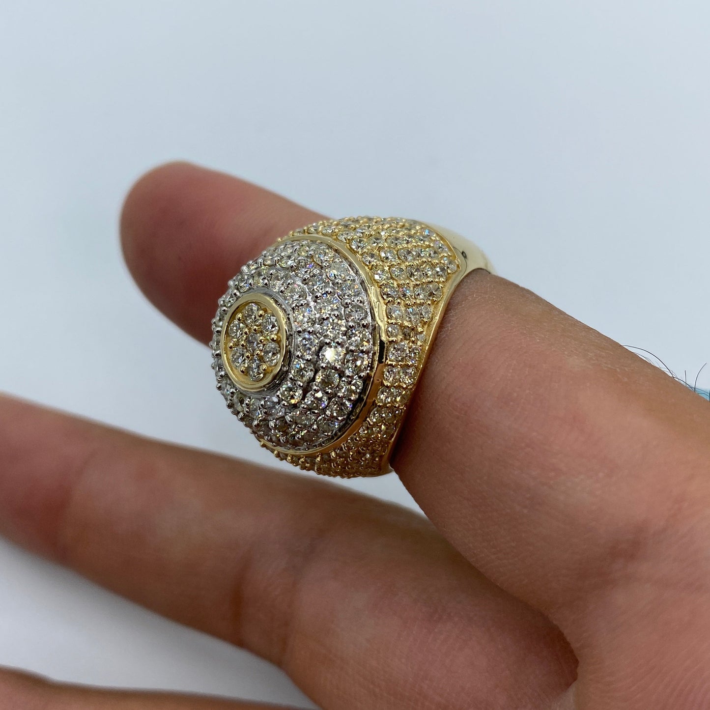 14K Circle Master Diamond Ring