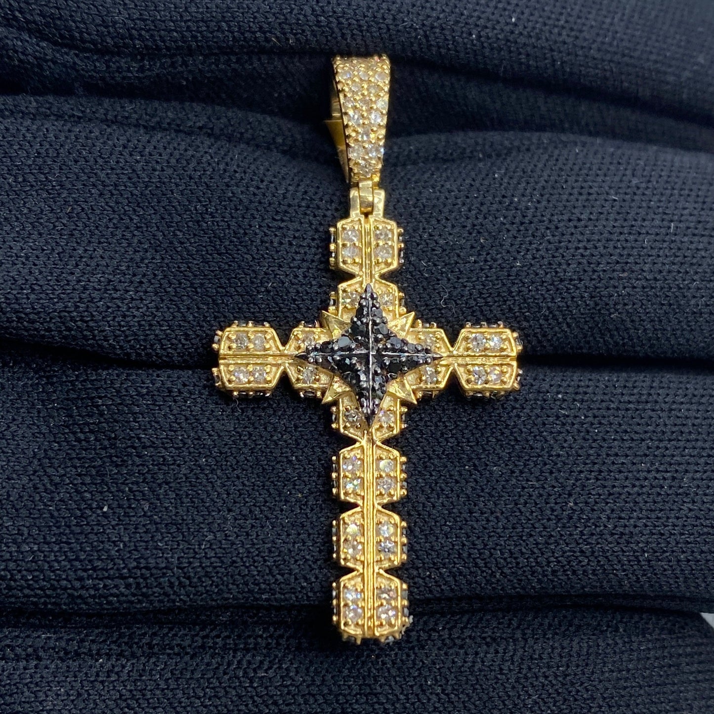 Black Star Cross Pendant