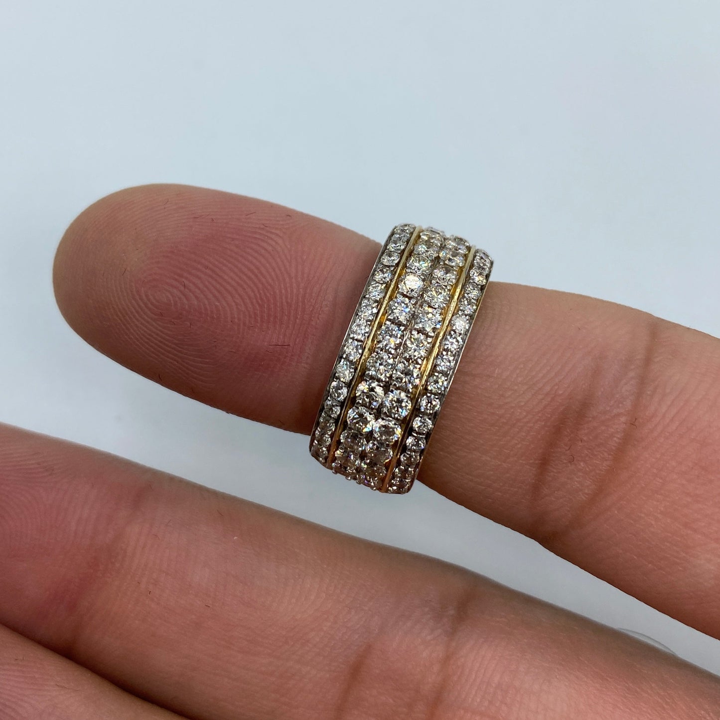 14K Diamond Band Ring