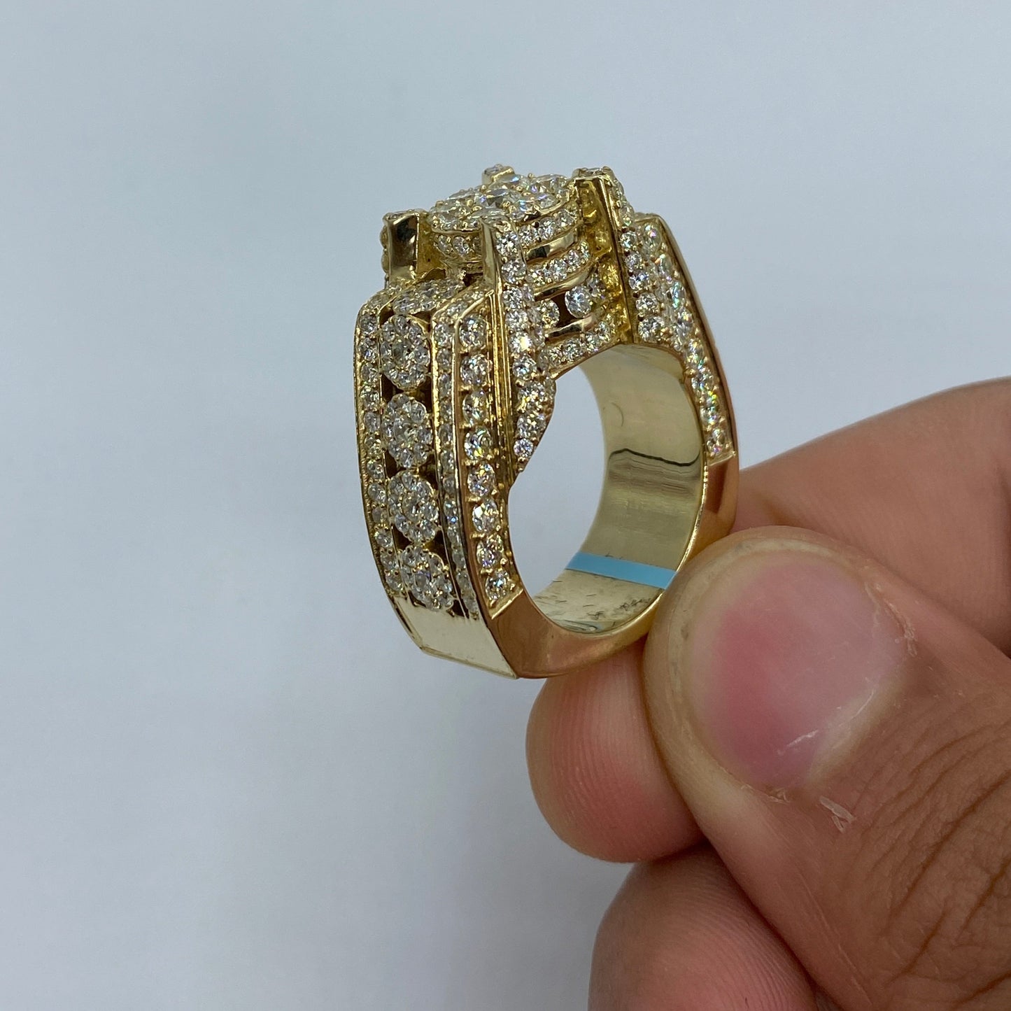 14K Jumbo Castle Diamond Ring