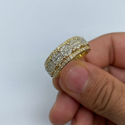 14K Flower Diamond Ring