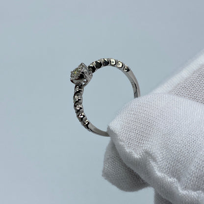 14K Princess Diamond Engagement Ring