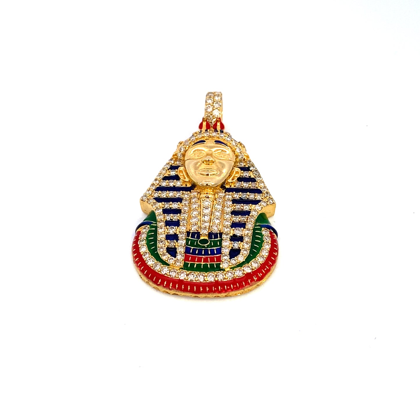 14K Pharaoh Diamond Pendant 4.9ct