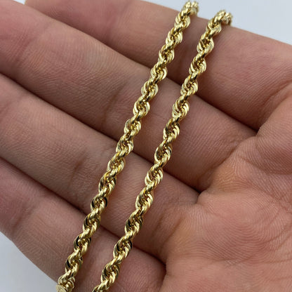 14K 3.9MM Rope Chain 18"