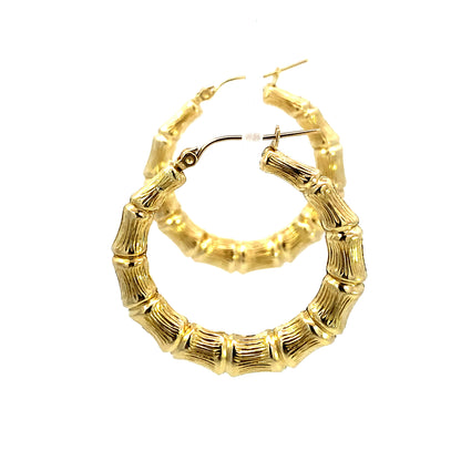 Bamboo Earrings 1.5”