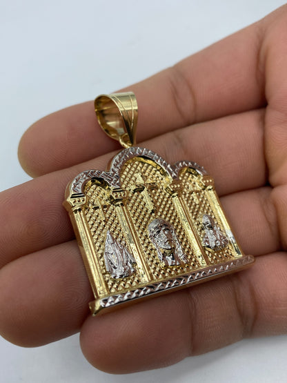 14K Cathedral Pendant