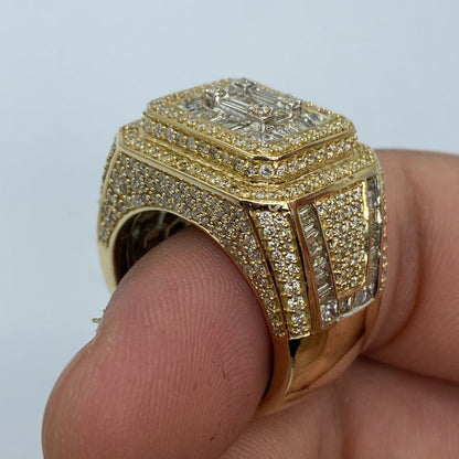 14K 18.4MM Champion Diamond Baguette Ring