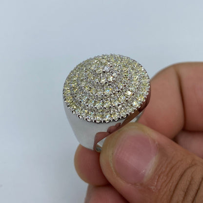 14K Cake Diamond Ring